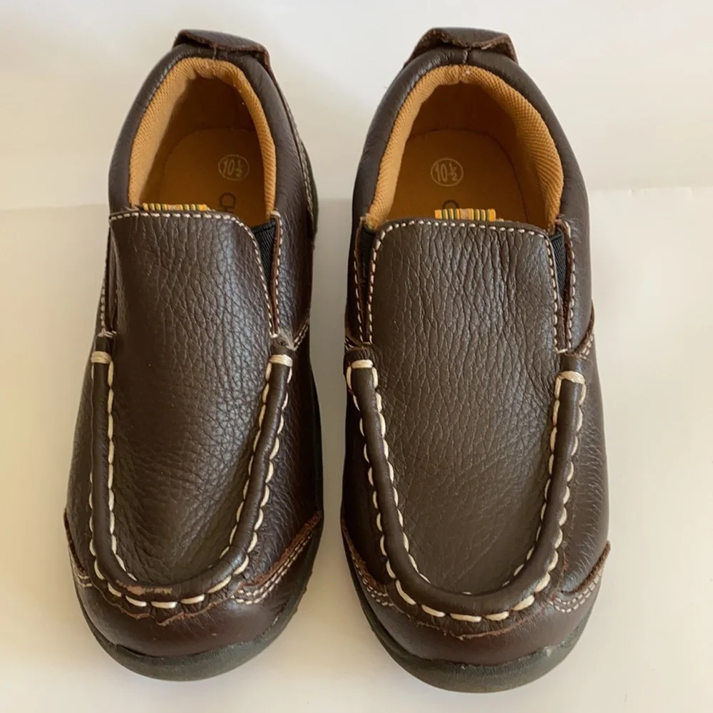 Cherokee Boys Dress Leather Comfort Shoes Slip On 10.5